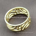 Hollow gold ring for female,gold ring female jewelry